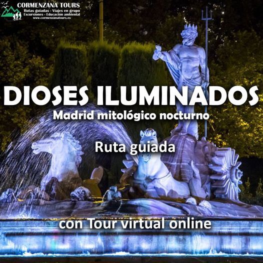 DIOSES ILUMINADOS Madrid mitologico nocturno Ruta guiada