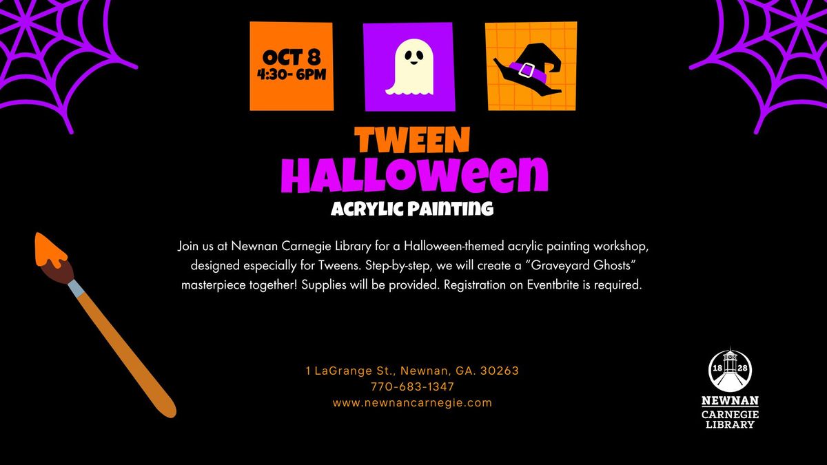 Tween Halloween: Acrylic Painting