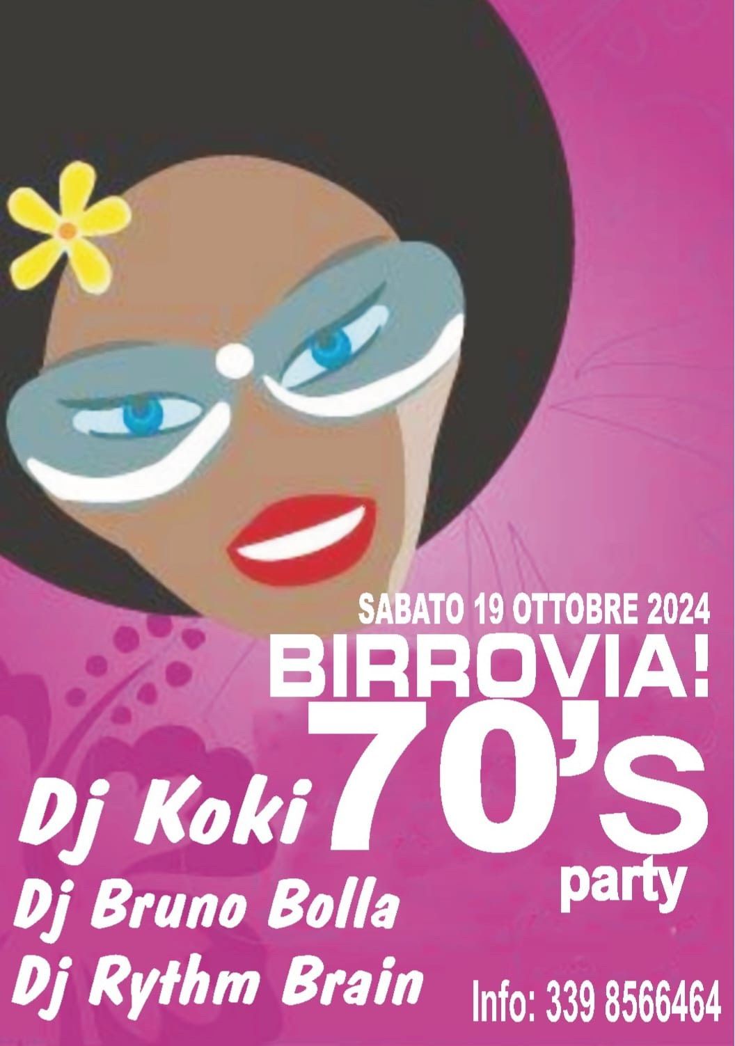 \ud83d\udd25 Vintage Party 70\u2019s  \ud83d\udd25 - buffet+serata - #VIAGGIO375 - #Birrovia 