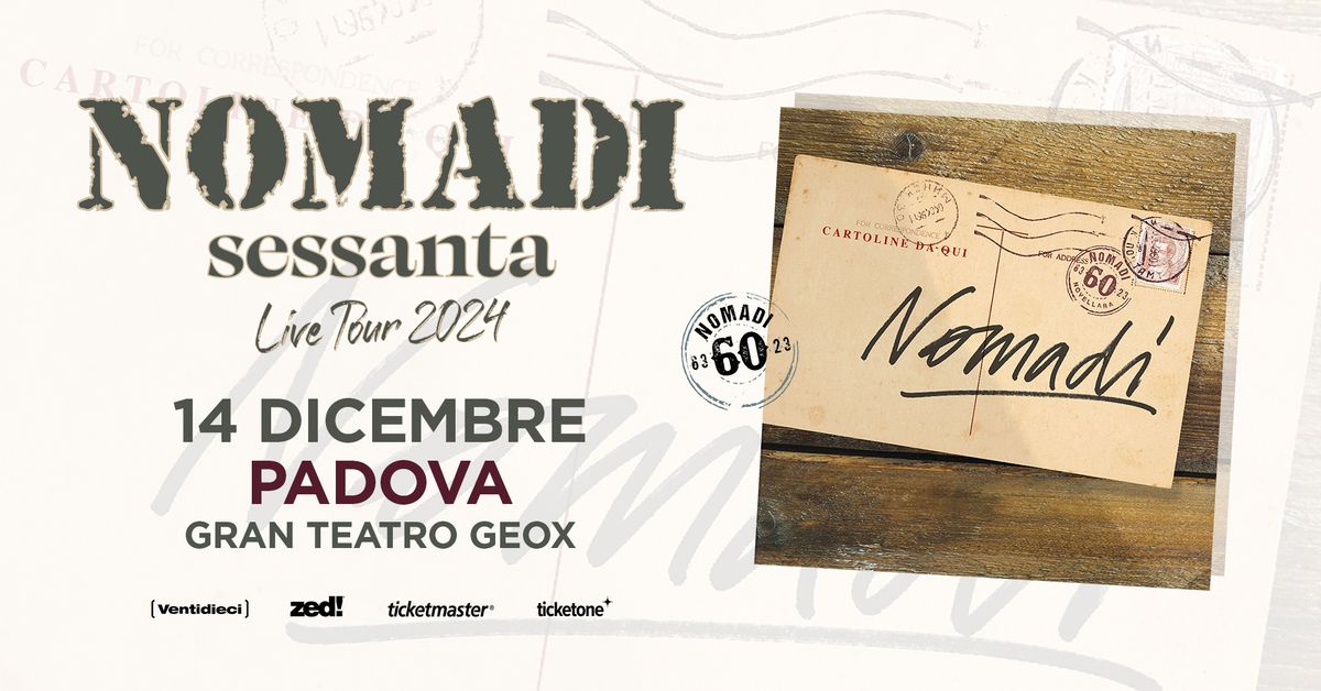 NOMADI - Sessanta "Cartoline da qui"