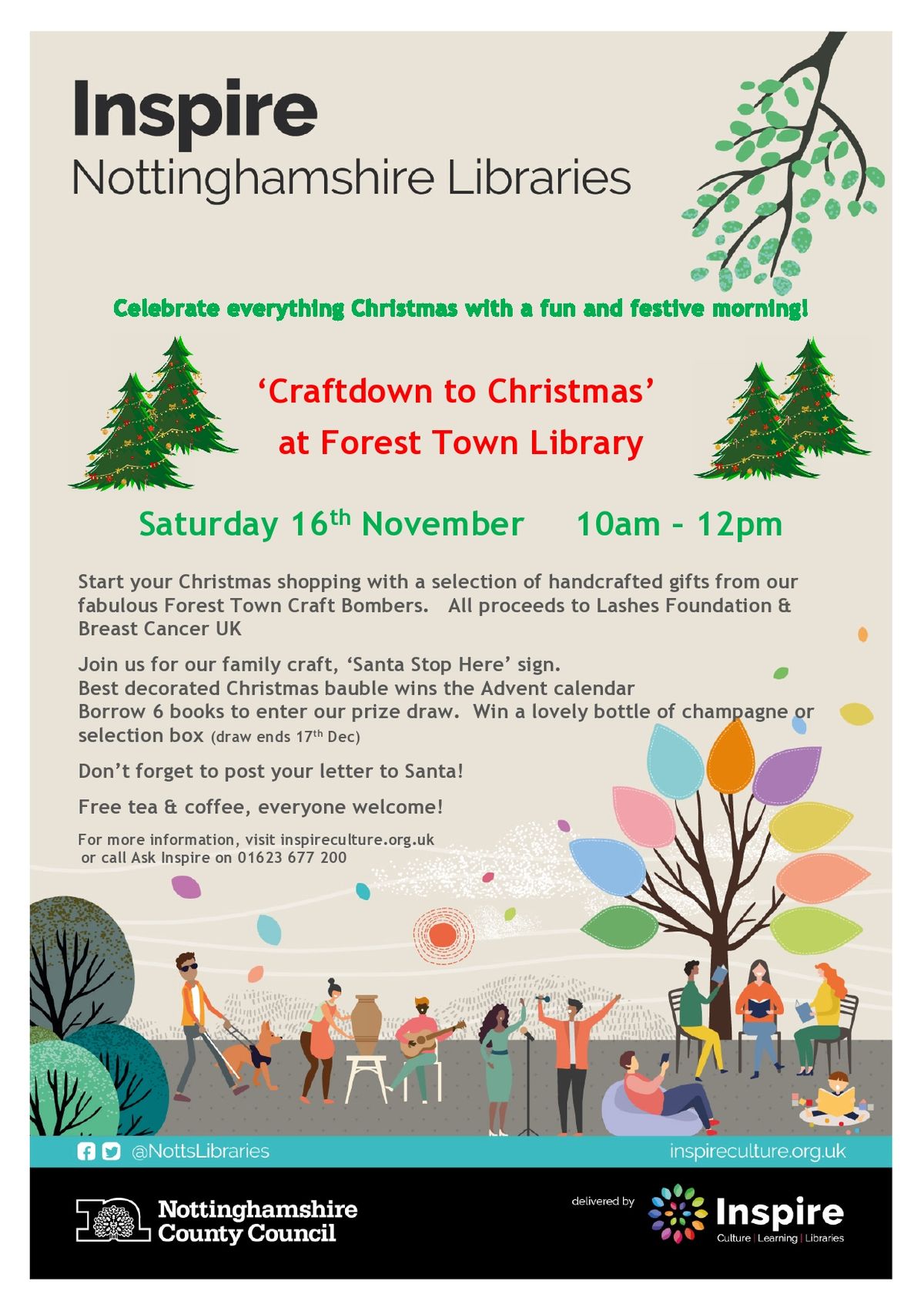 Craftdown To Christmas @ Forest Town Library