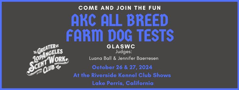 AKC Farm Dog Tests