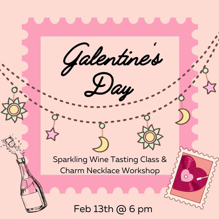 Sparking Wine Tasting & Charm Necklace Workshop