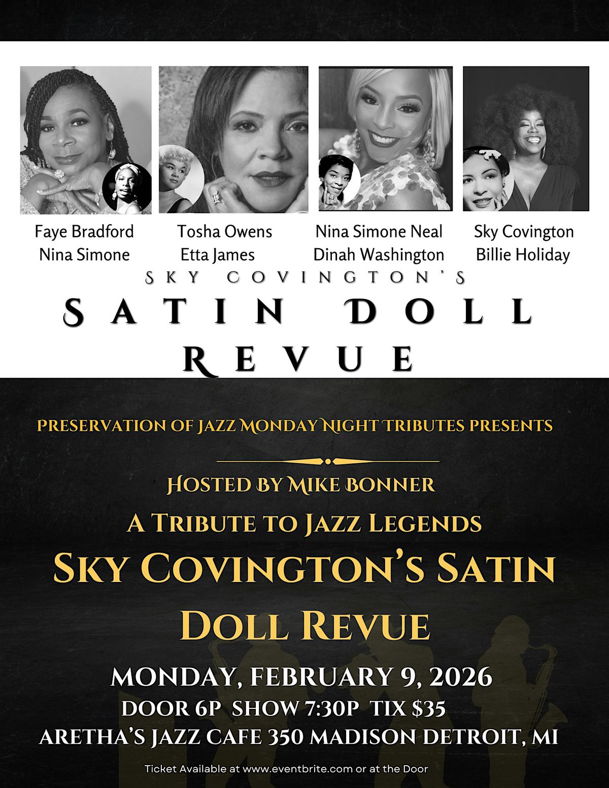 In Honor of Black History : Sky Covington's Satin Doll Revue Returns!