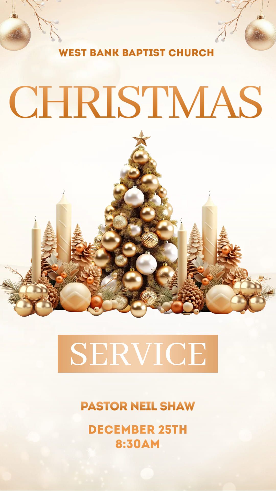 Christmas day service 