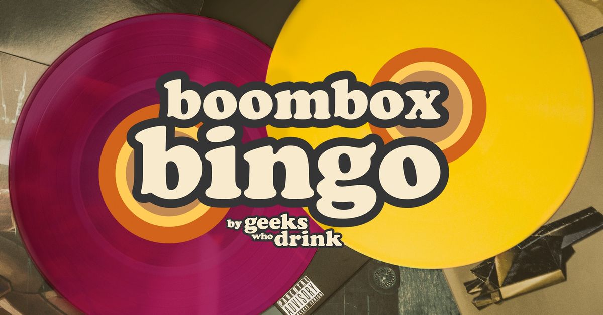 Boombox Bingo at Bearded - Monday