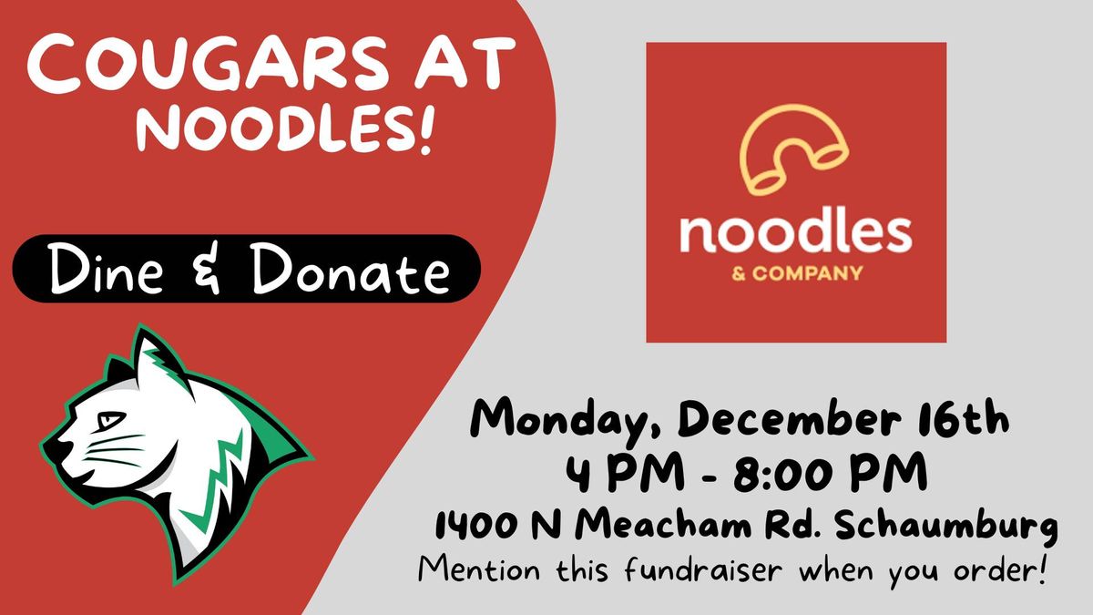 December Dine & Donate - Noodles in Schaumburg