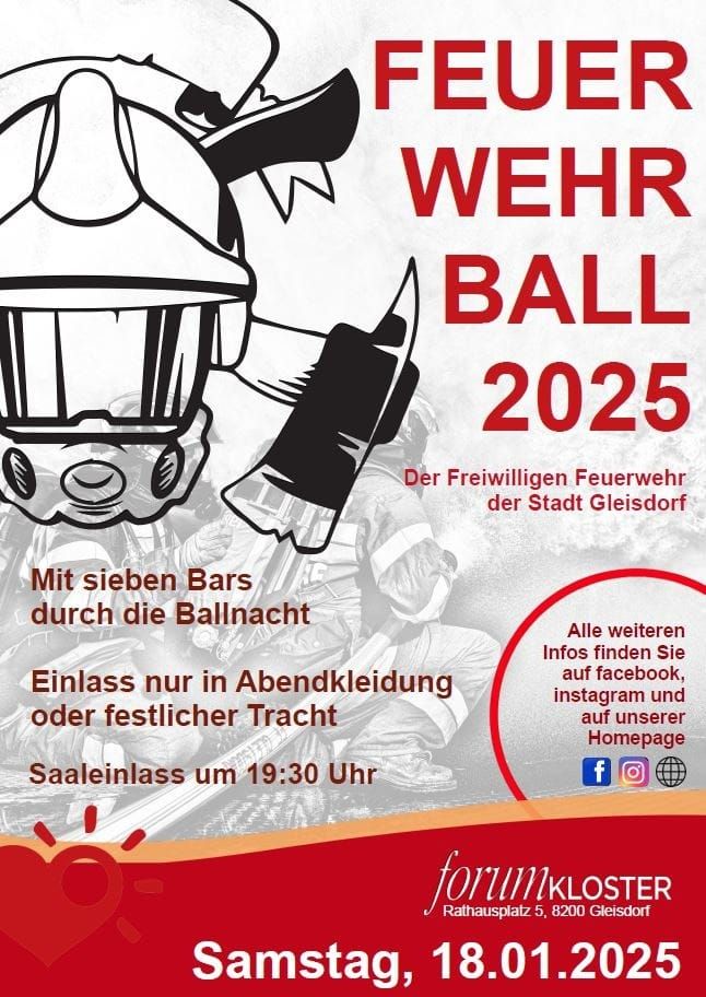 FEUERWEHRBALL 2025 - FEUERWEHR GLEISDORF