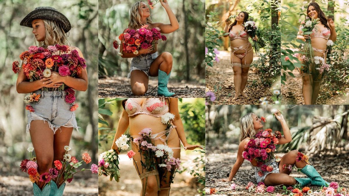 Wild Flower Boudoir Mini Photoshoots | Austin, TX