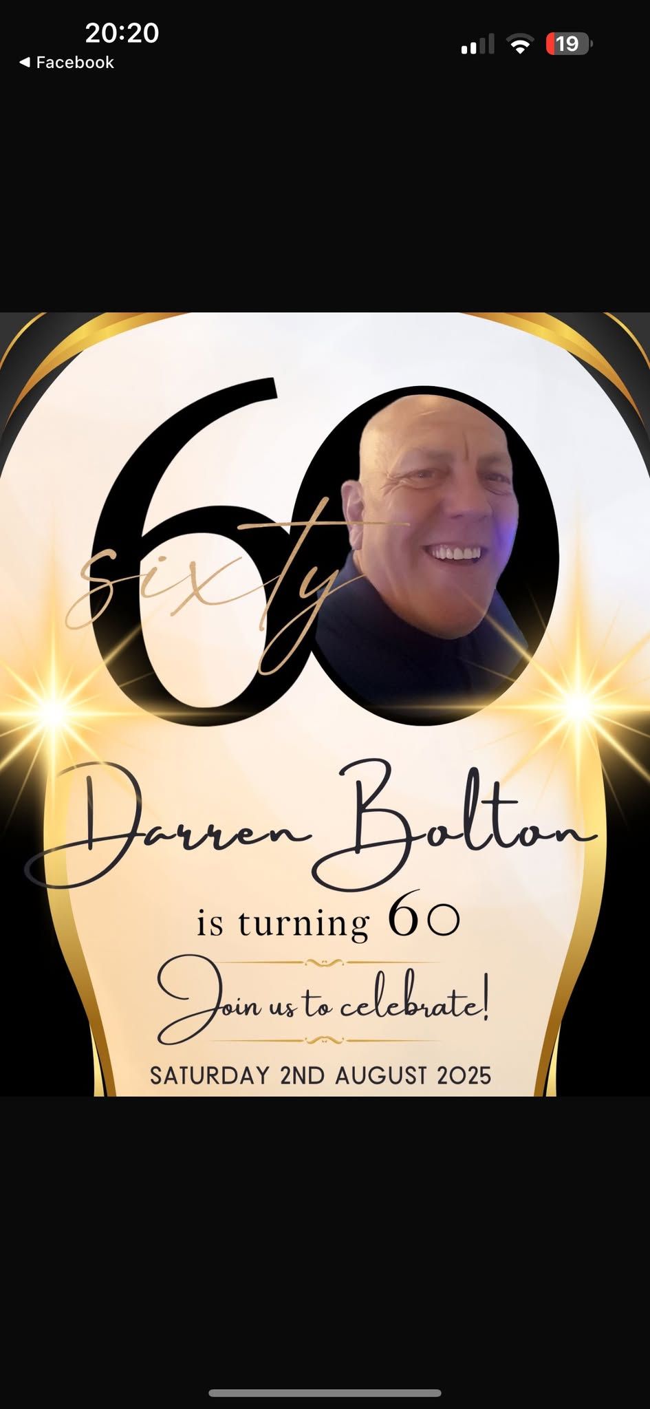 Darren Boltons 60th! 