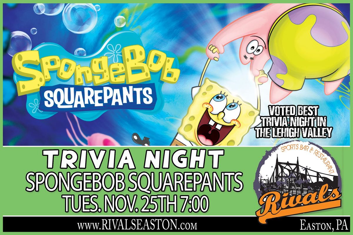 Trivia Night: SpongeBob Squarepants