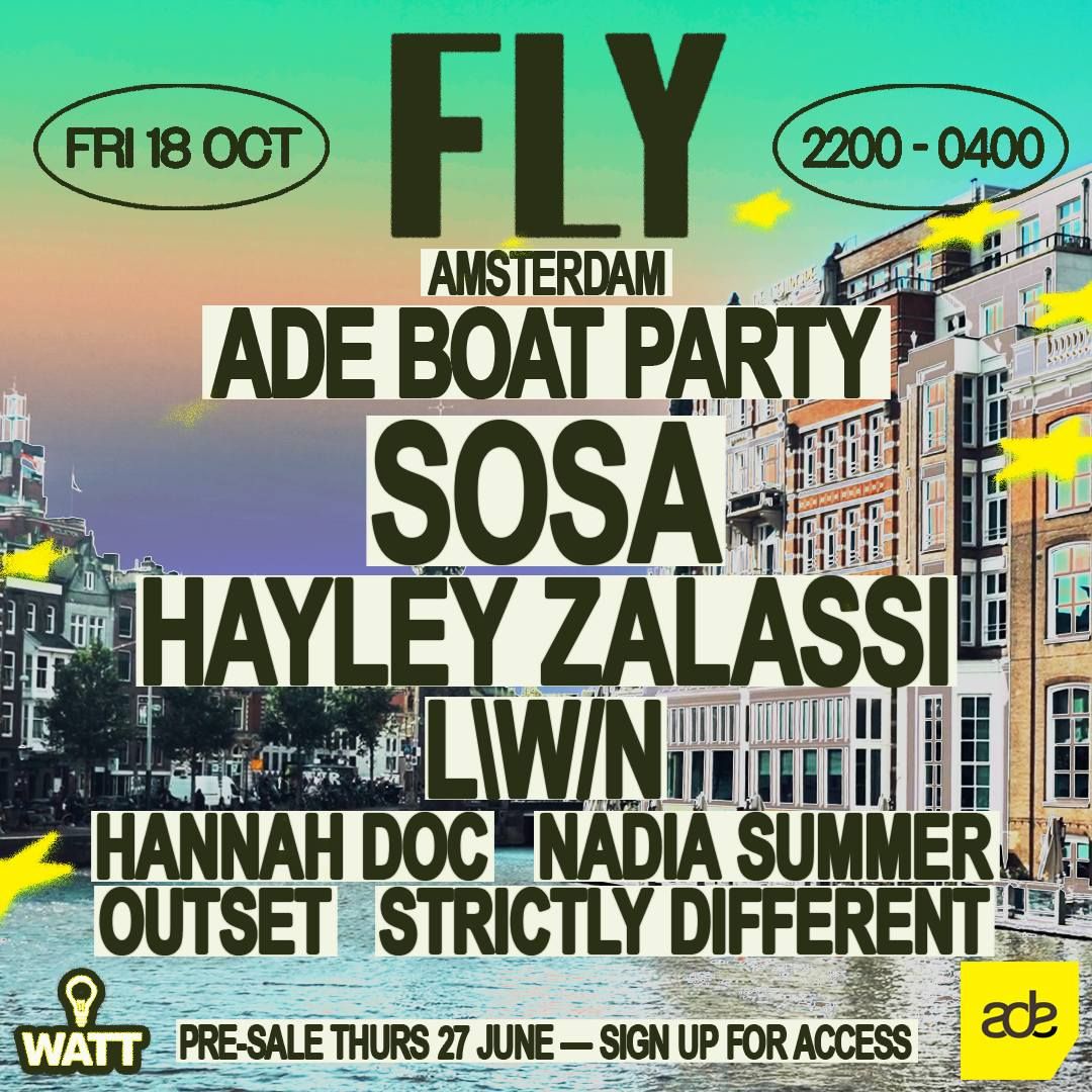 FLY ADE Boatparty