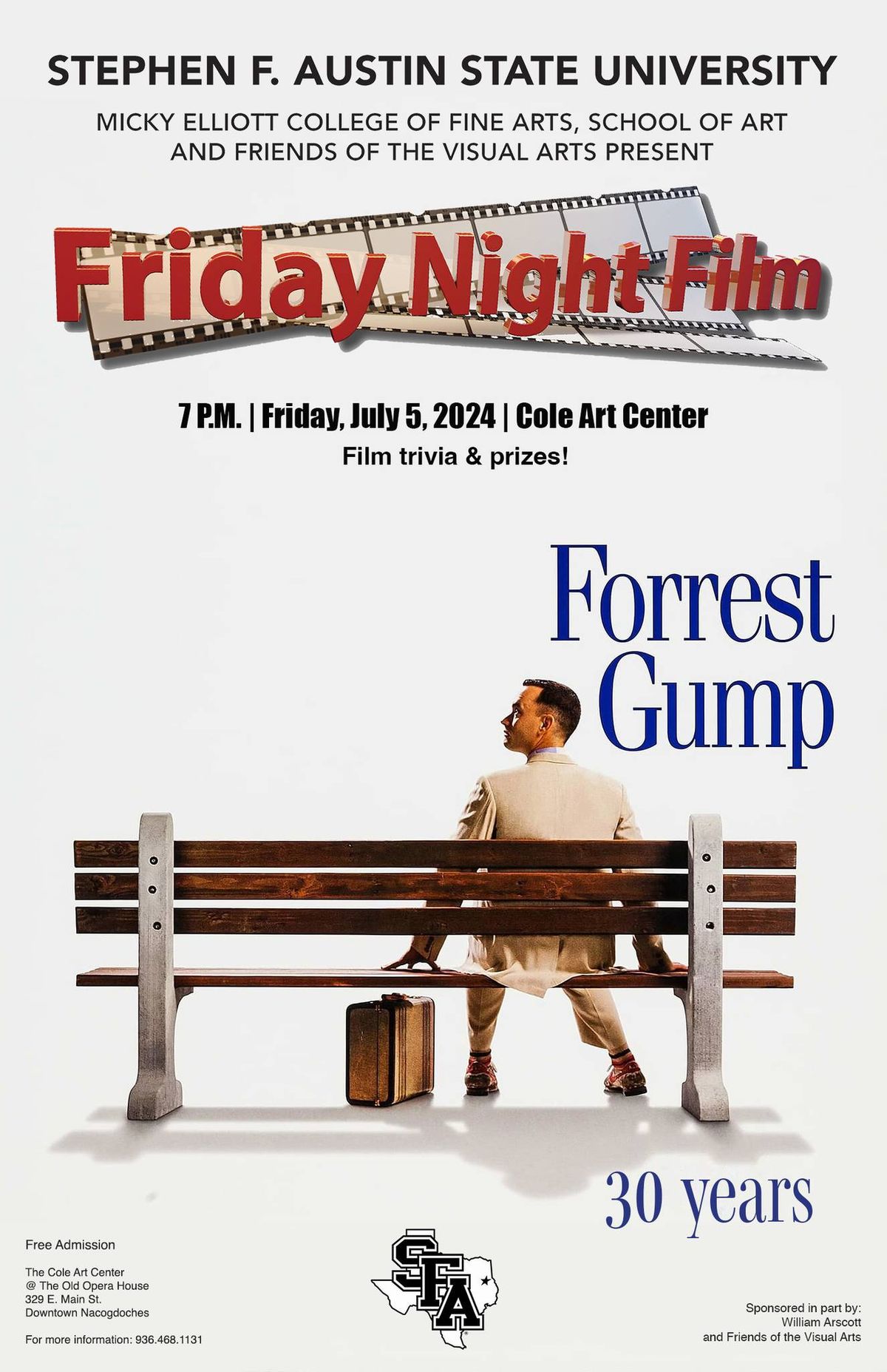 First Friday Film - Forrest Gump