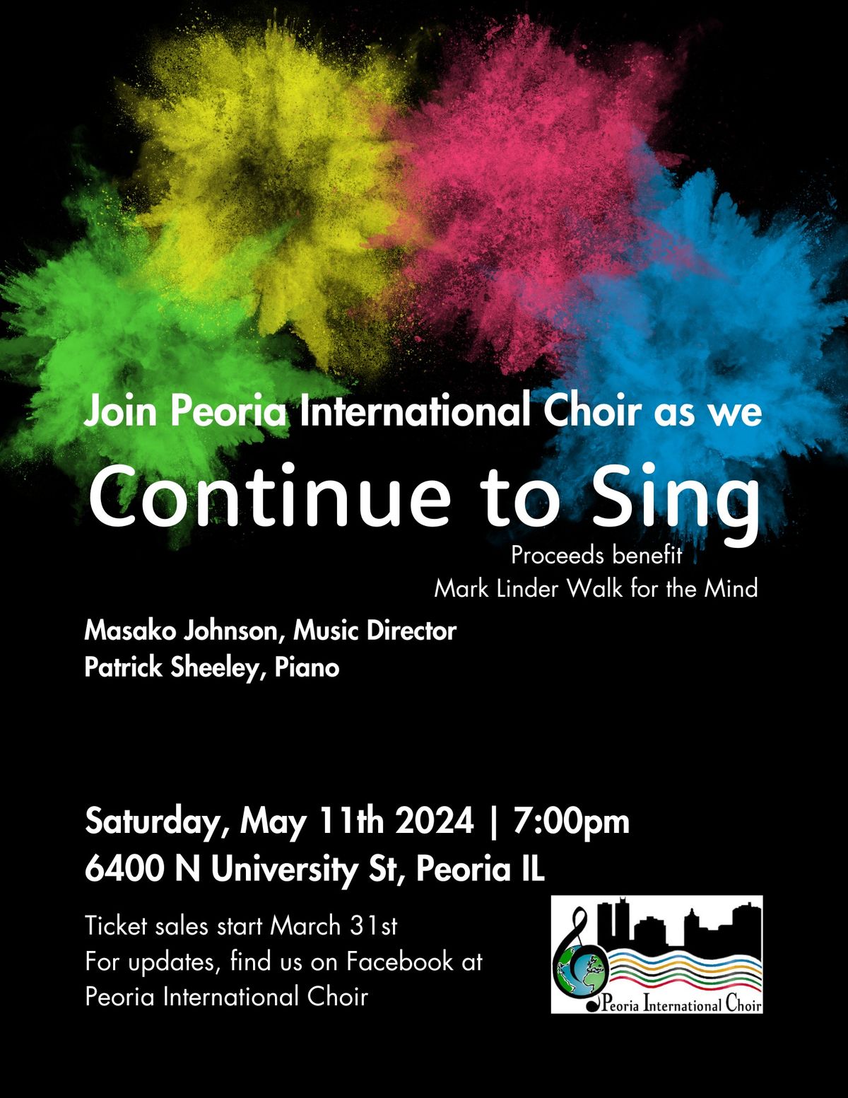 Spring 2024 Peoria Internation Choir Fundraiser