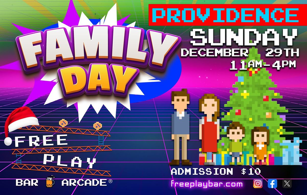 Providence Freeplay Family Day - Sunday December 29th