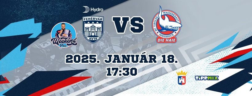 Hydro Feh\u00e9rv\u00e1r AV19 - HC TIWAG Innsbruck - Die Haie