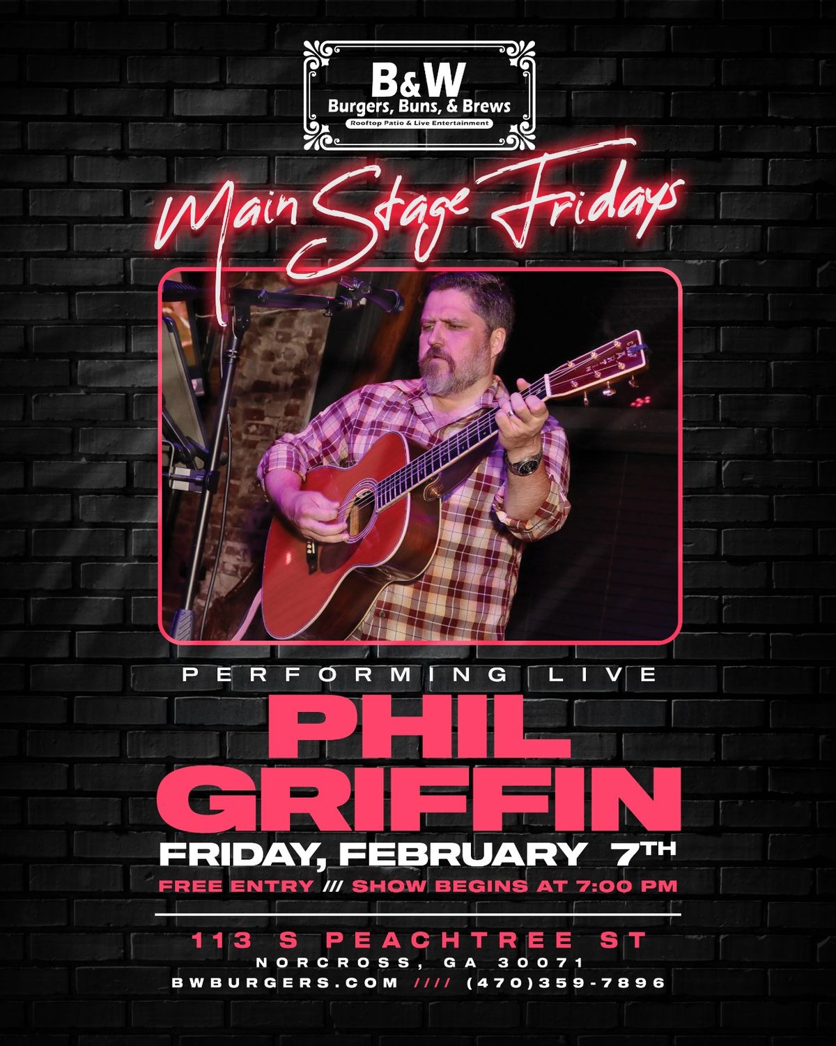 Phil Griffin Live - FREE EVENT