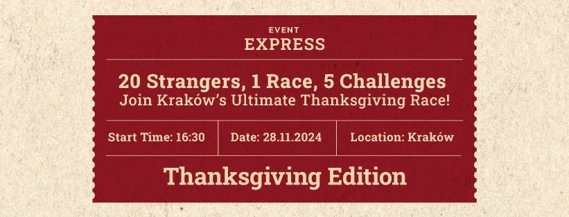 Event Express - Thanksgiving edition