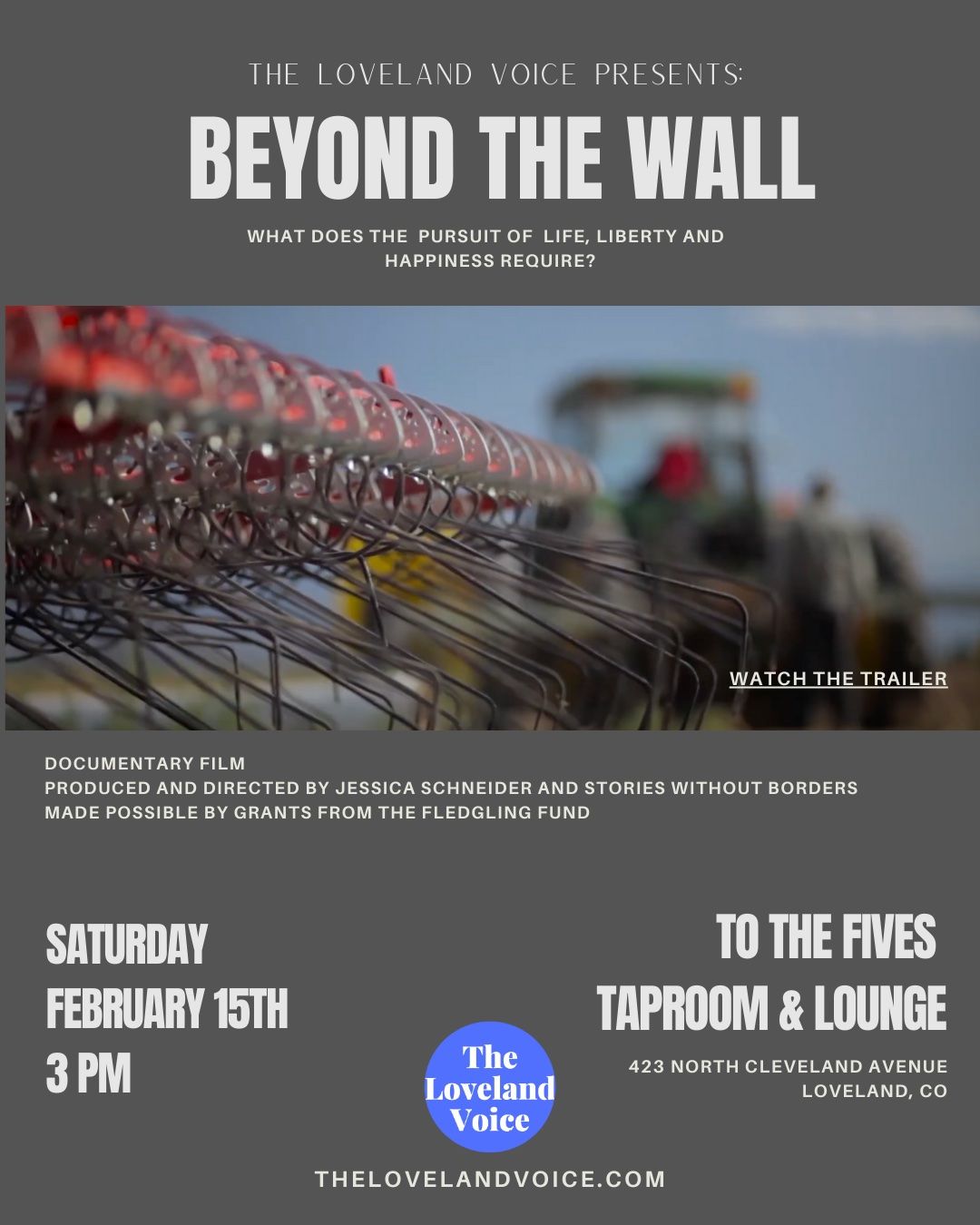 Film Screening of Beyond the Wall from The Loveland Voice