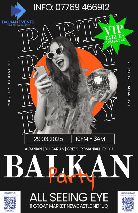 Balkan Party Newcastle