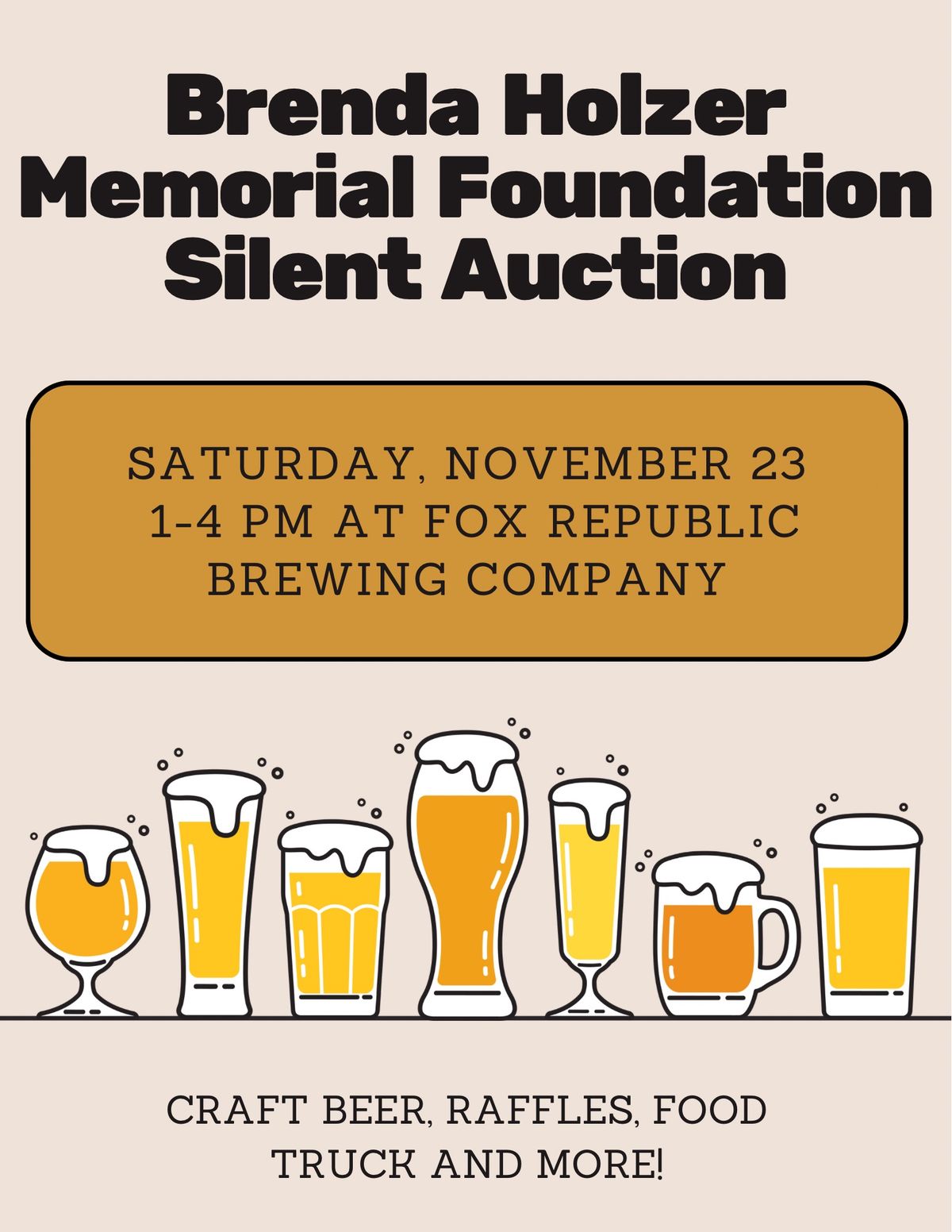 Brenda Holzer Memorial Foundation Silent Auction