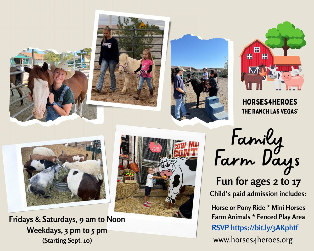 Family Farm Days Afterschool