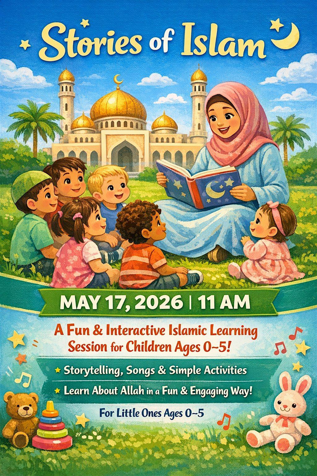 Learn Islam: Islamic Storytime & Play (Age 0-5)