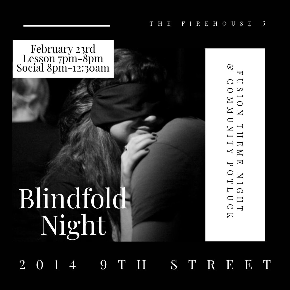 Blindfold Night: Fusion Late Night & Potluck