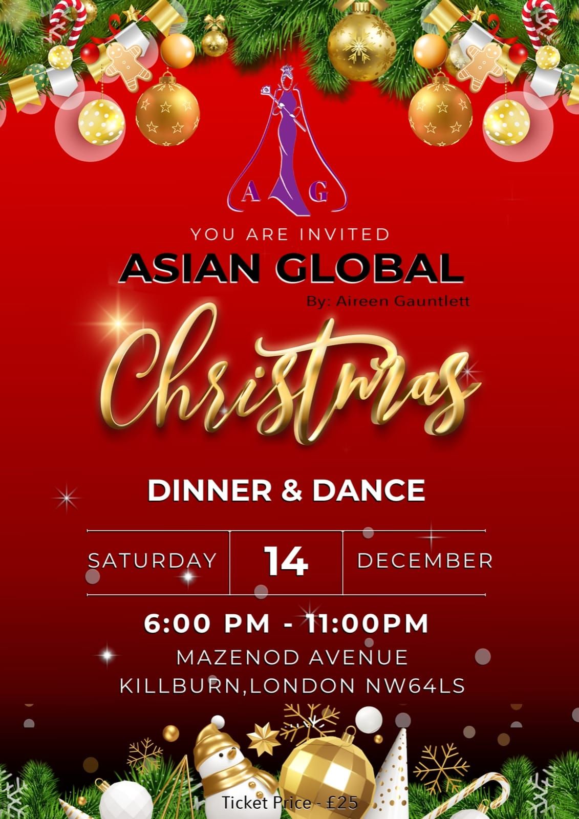 Asian Global Christmas Dinner & Dance