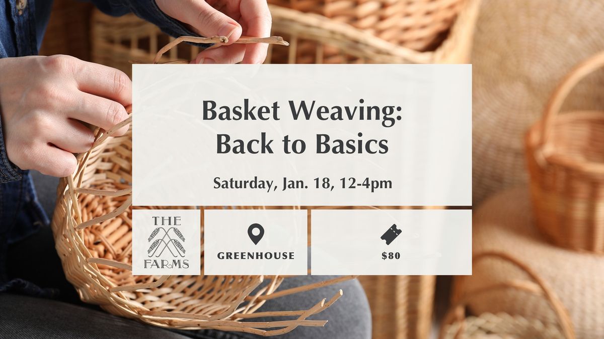 Basket Weaving: Back to Basics