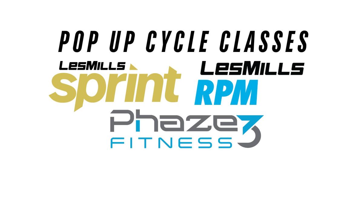 SUNDAY POP UP Les Mills SPRINT & RPM Cycle Classes!