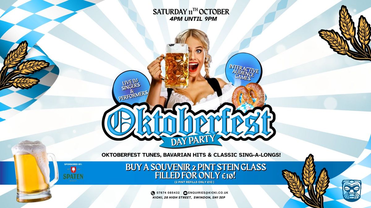 Oktoberfest Day Party - Kioki, Swindon