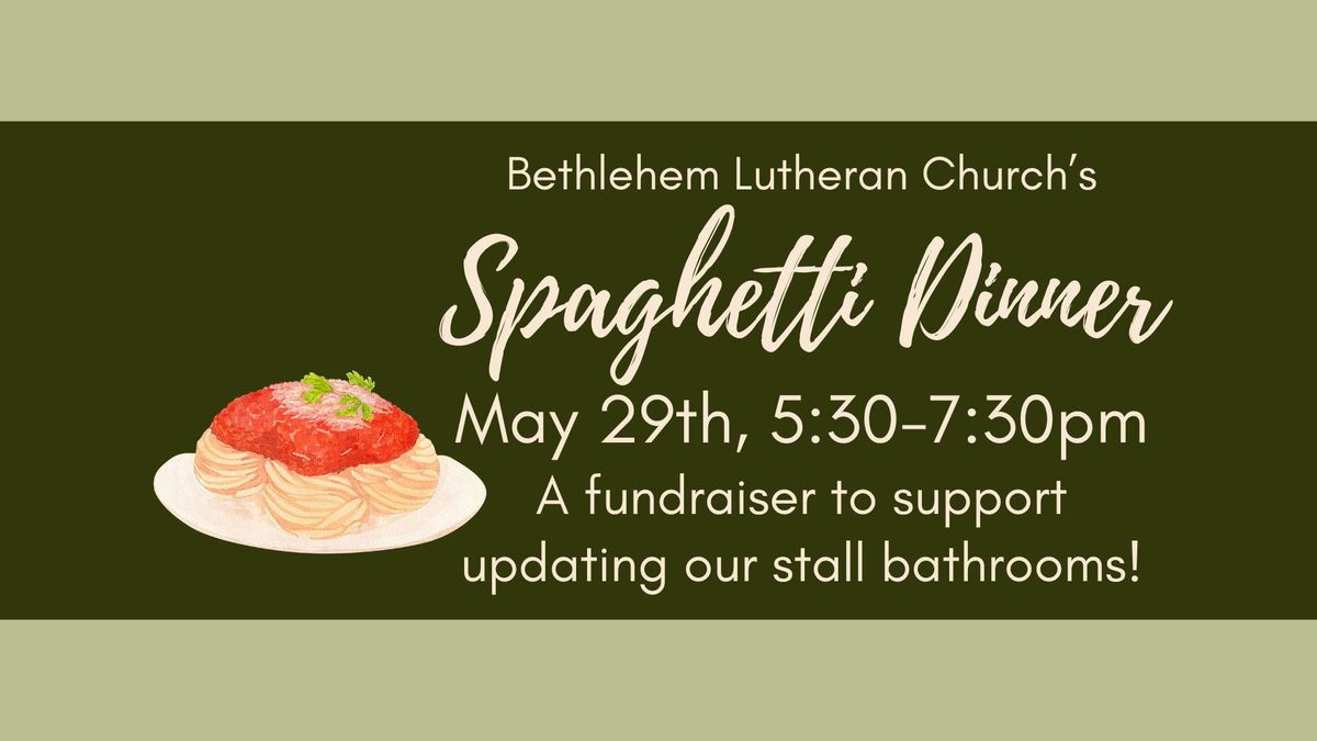 Spaghetti Dinner, 50\/50 Raffle, and Silent Auction Fundraiser