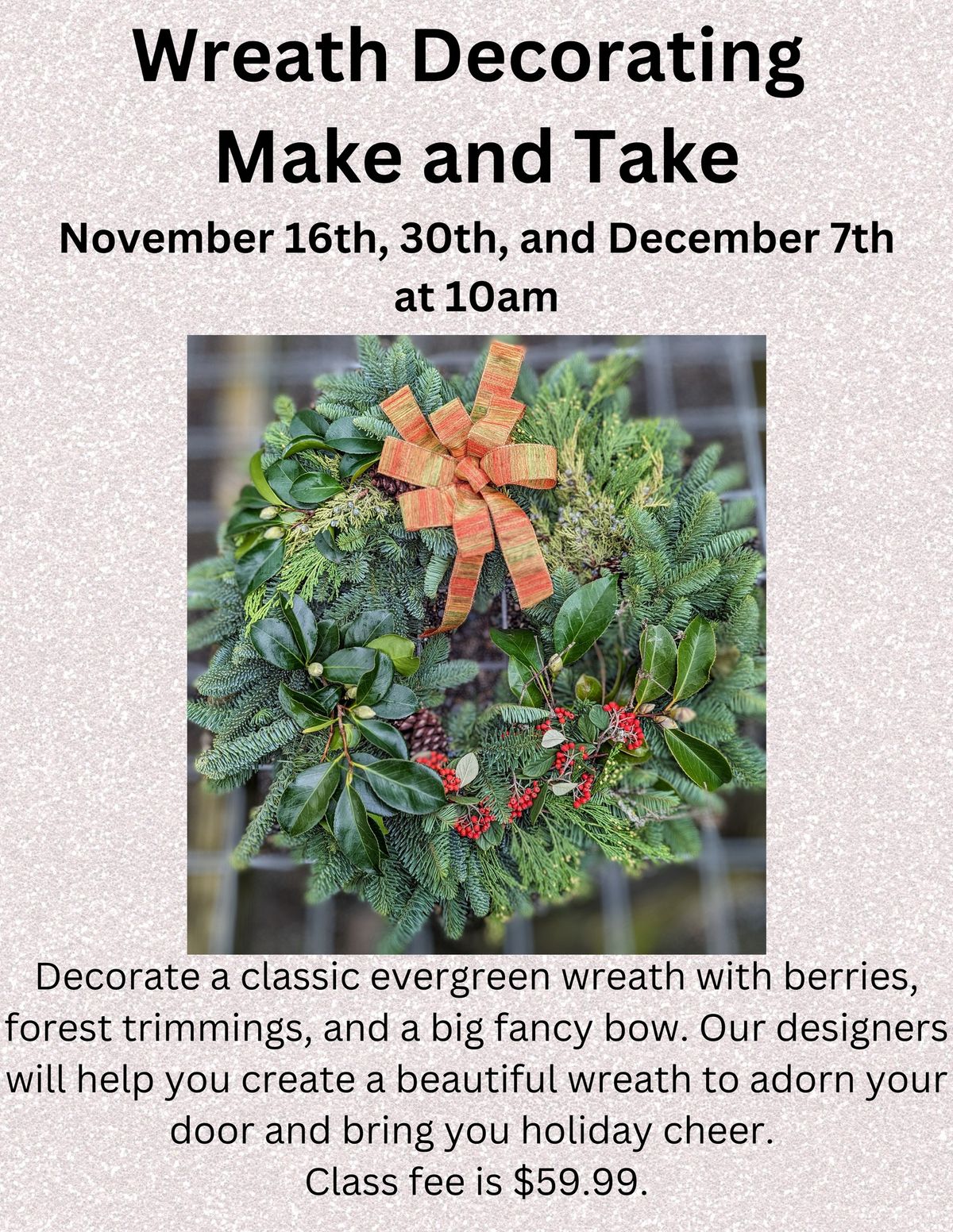 Wreath Decorating Make and Take