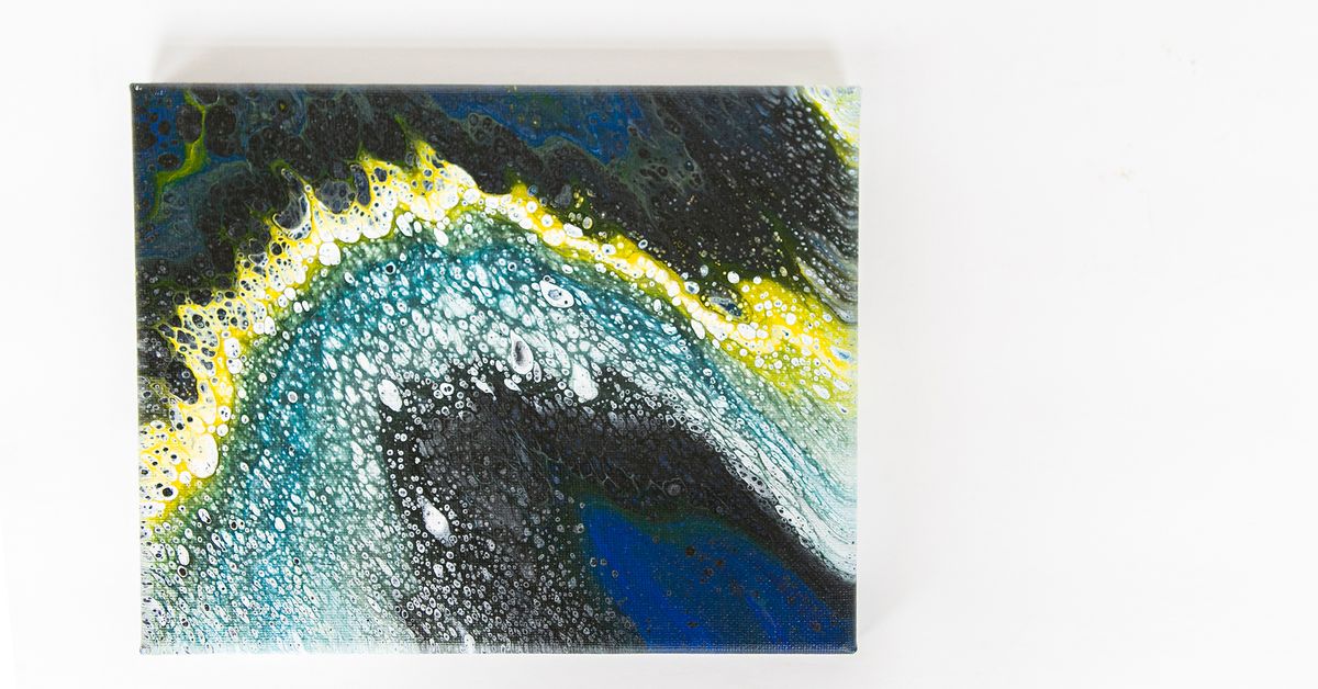  Paint Pouring Canvas Art