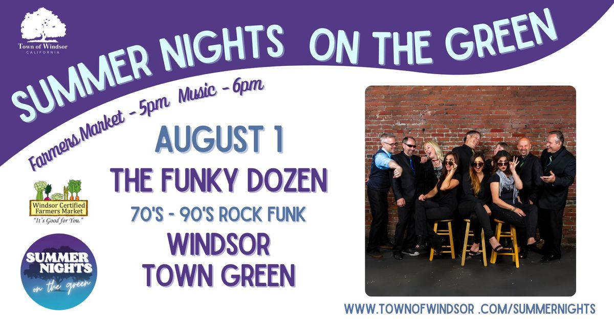 Summer Nights on the Green Concert- The Funky Dozen 