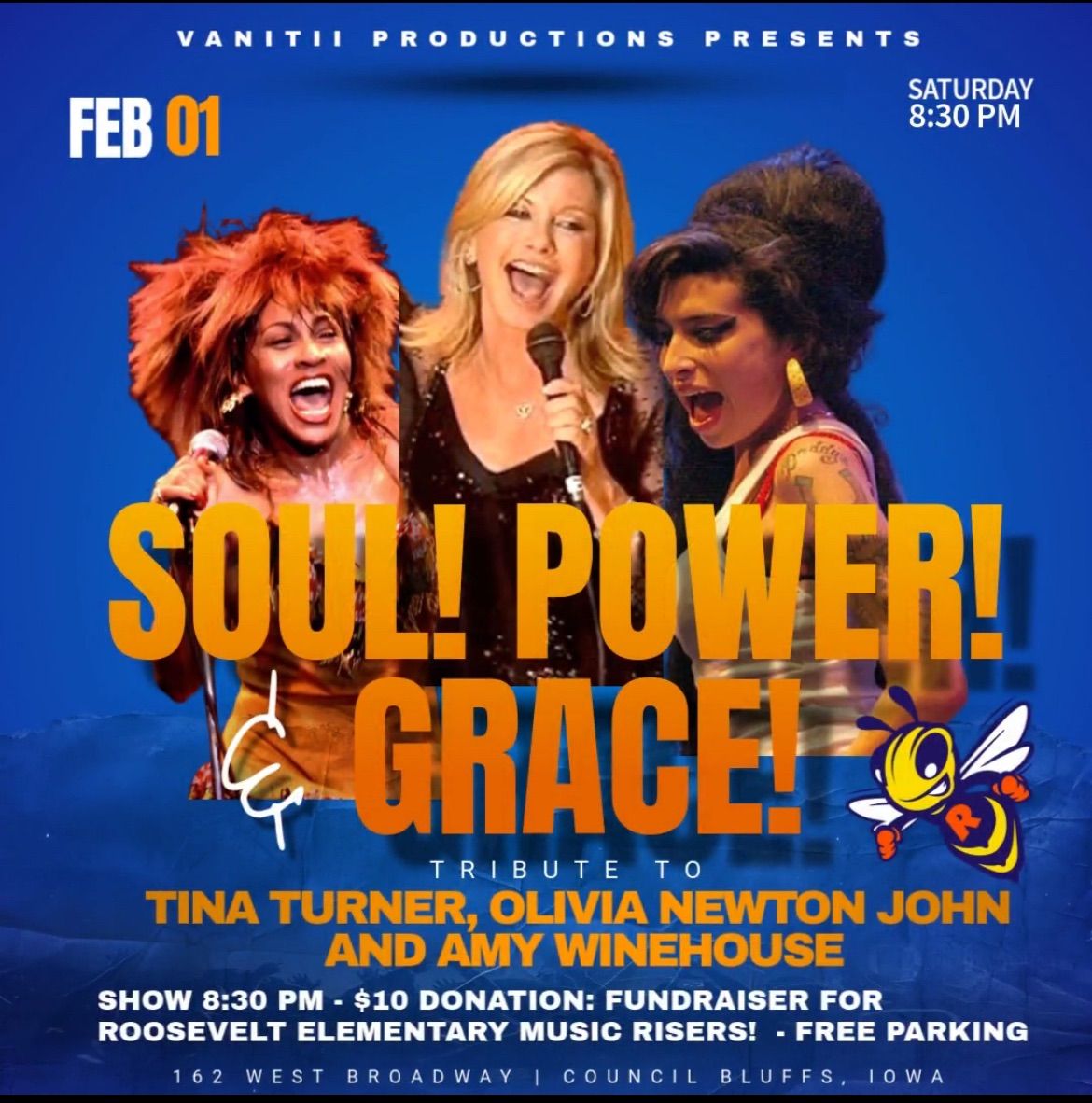 SOUL, POWER & GRACE: Tribute Tina Turner, Olivia Newton-John, Amy Winehouse 