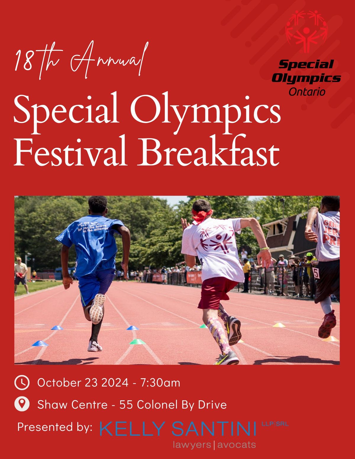 18th Annual Special Olympics Festival Breakfast