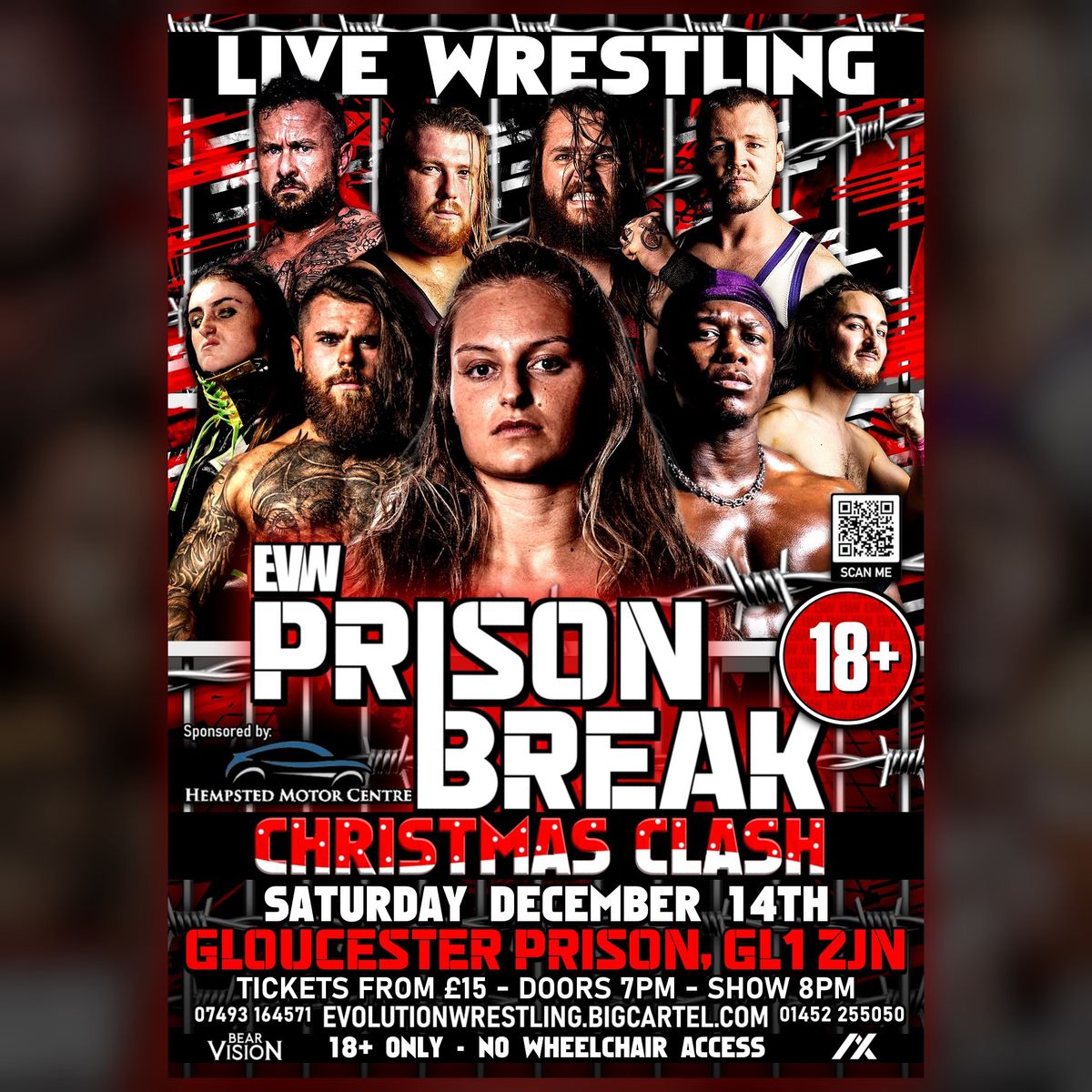 EVW: PRISON BREAK - Christmas Clash 18+ EVENT