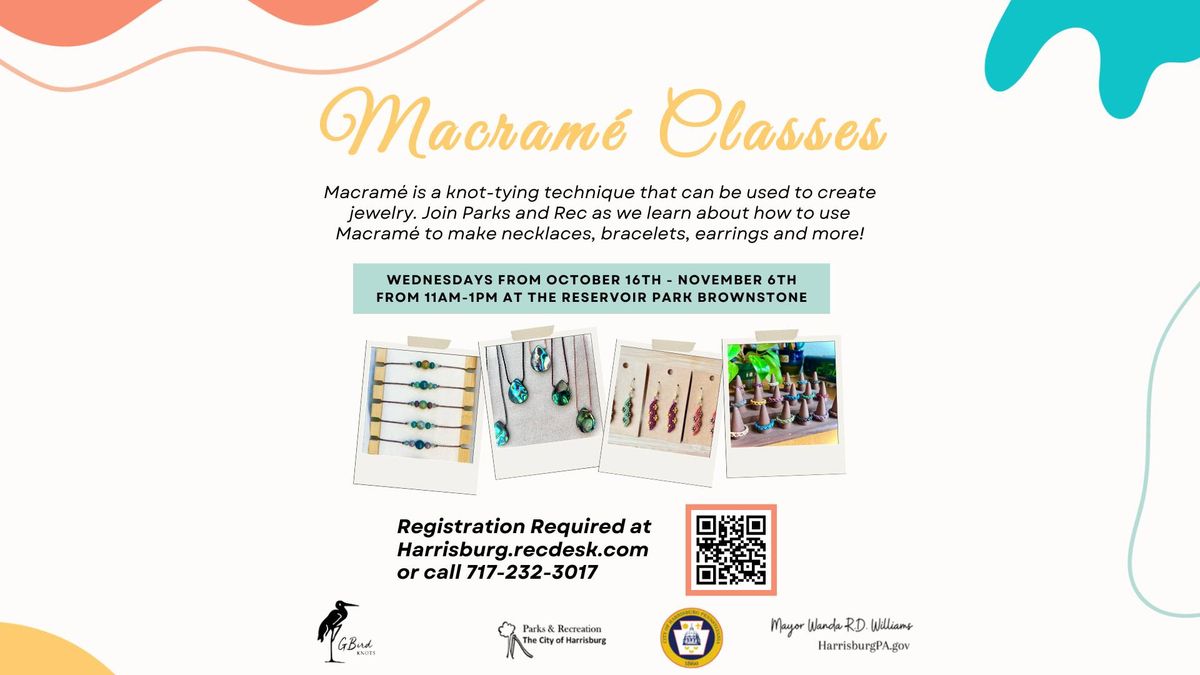 Macram\u00e9 Classes