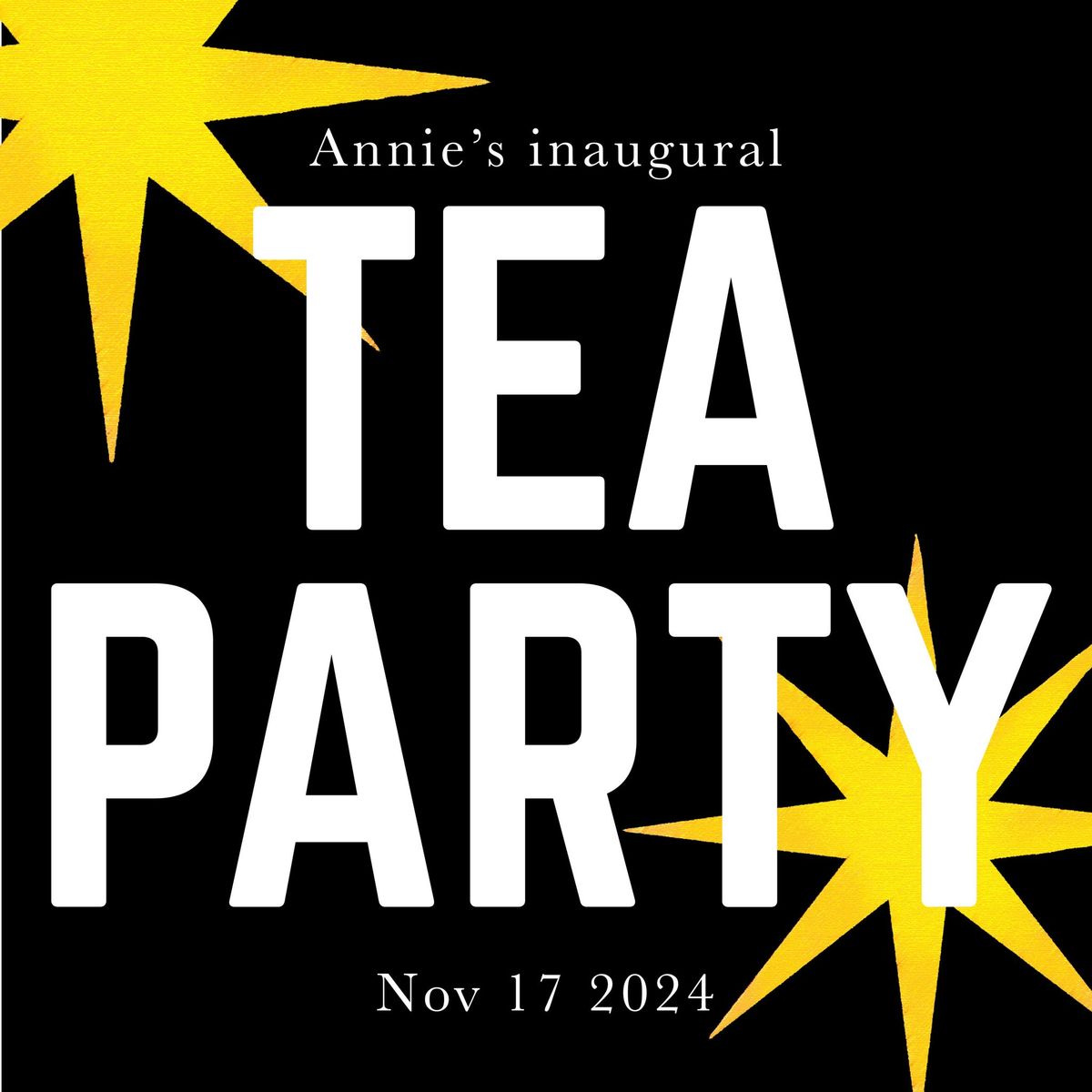 Tea Party with Annie