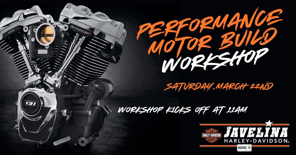 Javelina HD Performance Motor Build Workshop