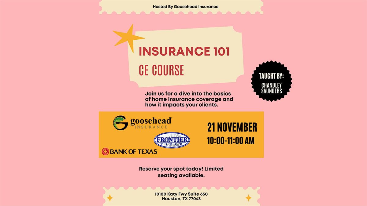 Insurance 101 CE Course