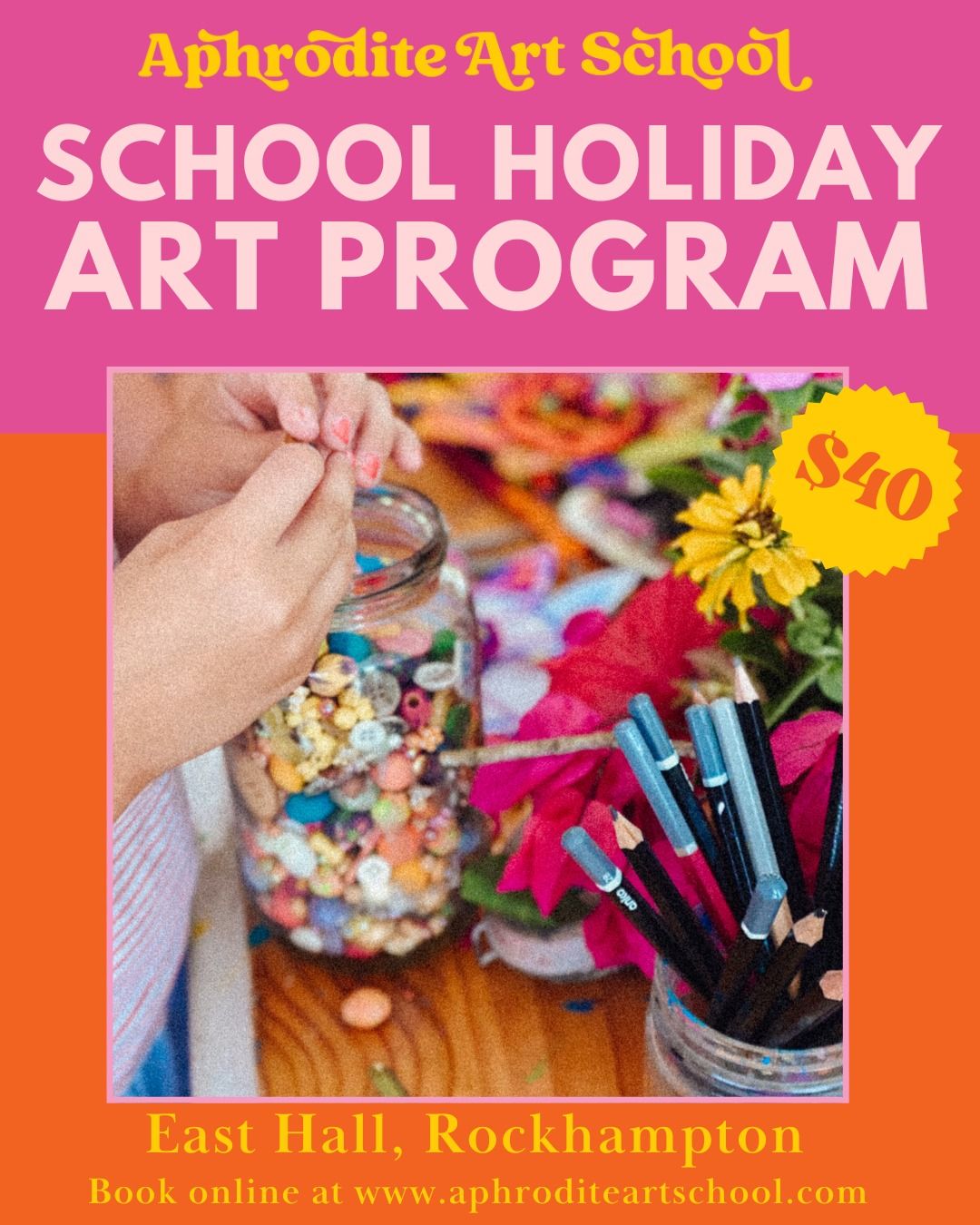 School Holiday Art Program - Rockhampton [Ages 5-9]