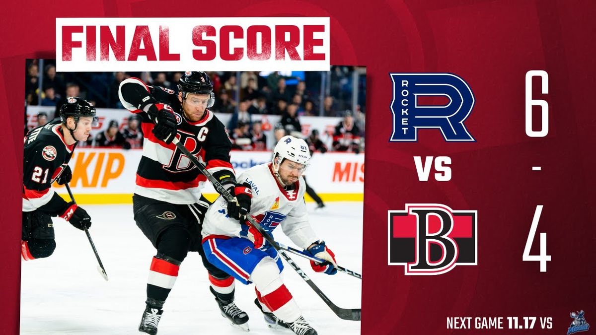 Belleville Senators vs. Laval Rocket