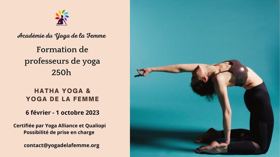 Formation de professeurs de yoga "Hatha & Yoga de la Femme 250h"