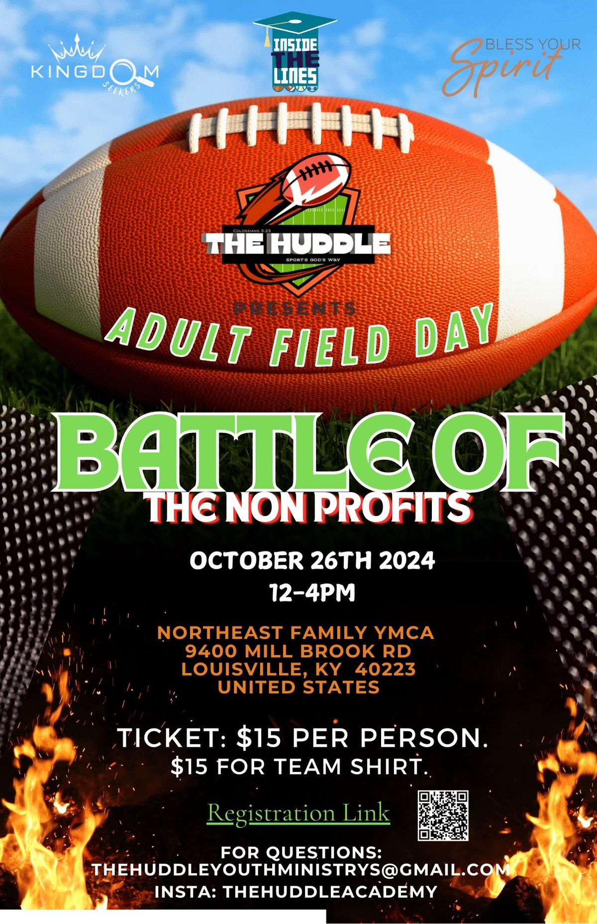 Battle of the non profits Adult Field Day