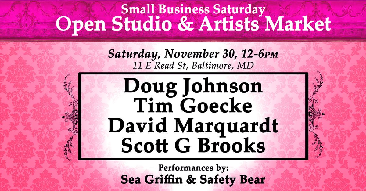 Small Business Saturday Open Studio and Art Market