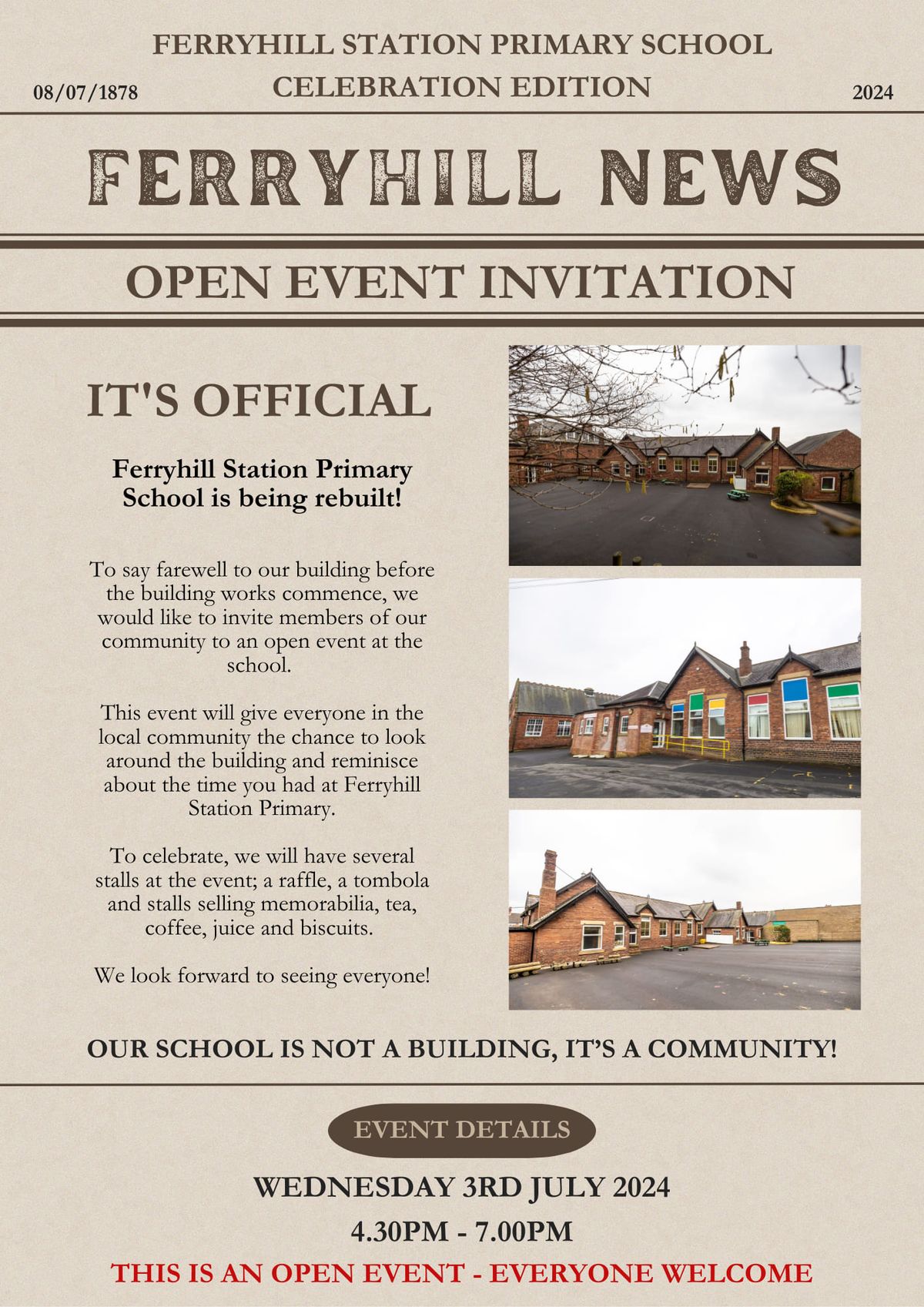 Celebration Open Event