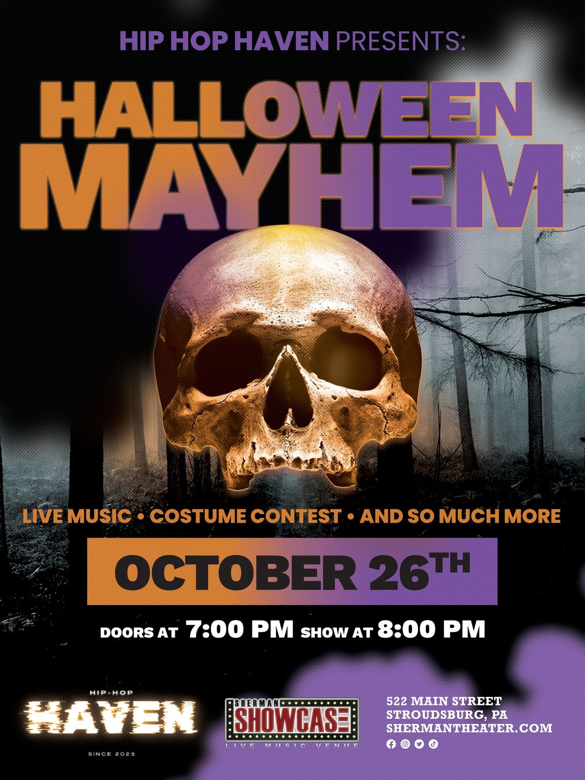 Hip Hop Haven Presents Halloween Mayhem